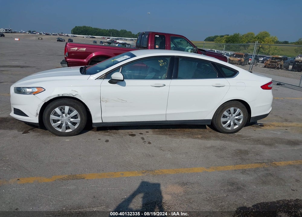 2014 FORD FUSION S VIN: 3FA6P0G78ER307633