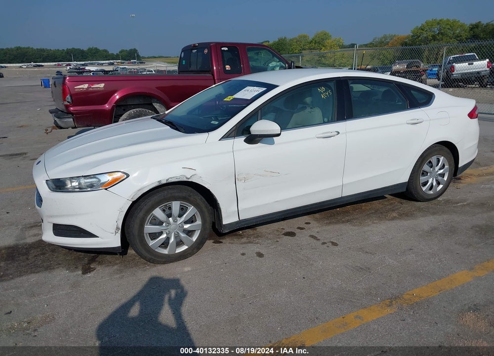 2014 FORD FUSION S VIN: 3FA6P0G78ER307633