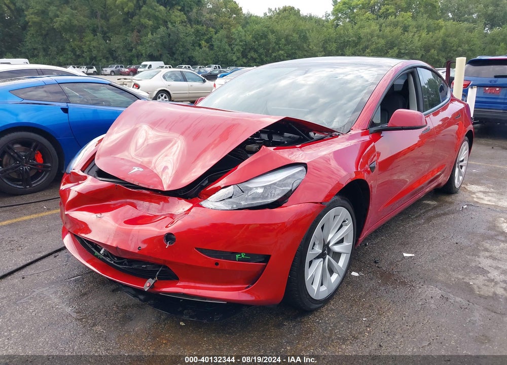 2021 TESLA MODEL 3 STANDARD RANGE PLUS REAR-WHEEL DRIVE VIN: 5YJ3E1EA2MF090300