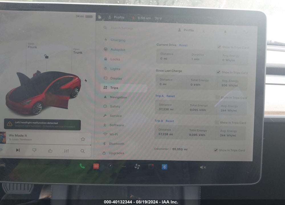 2021 TESLA MODEL 3 STANDARD RANGE PLUS REAR-WHEEL DRIVE VIN: 5YJ3E1EA2MF090300