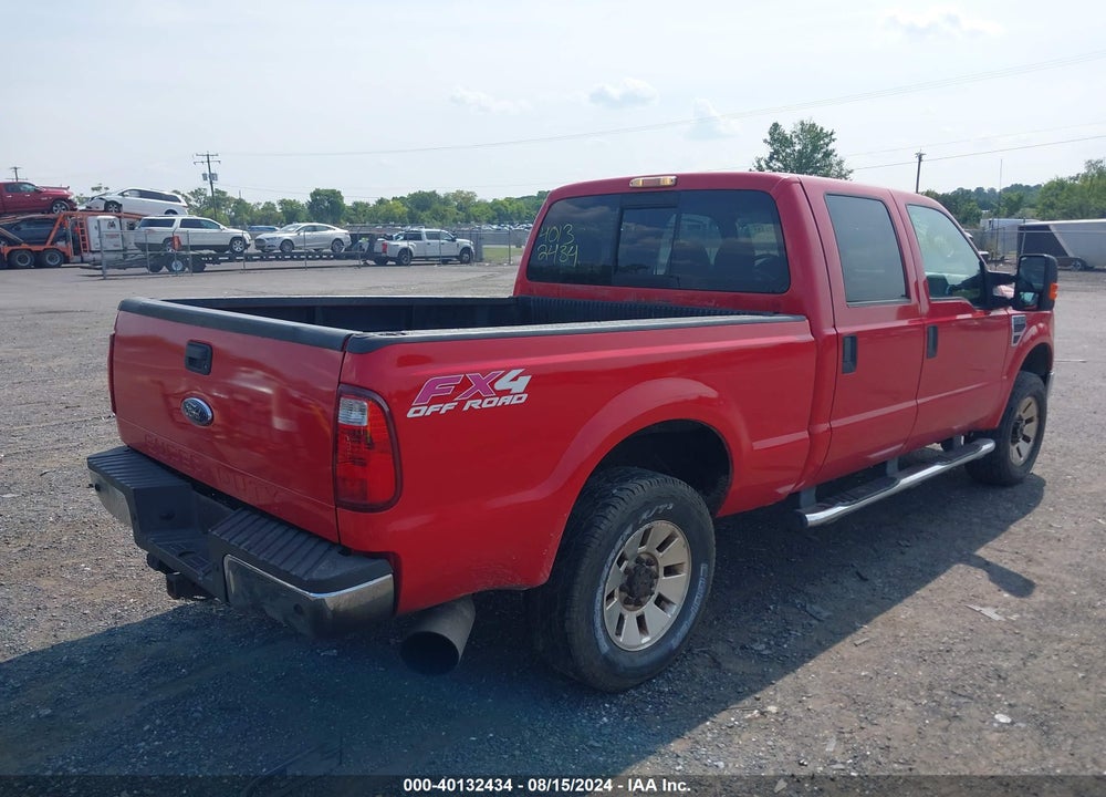 2008 FORD F-250 FX4/HARLEY-DAVIDSON/KING RANCH/LARIAT/XL/XLT VIN: 1FTSW21R68EB90546