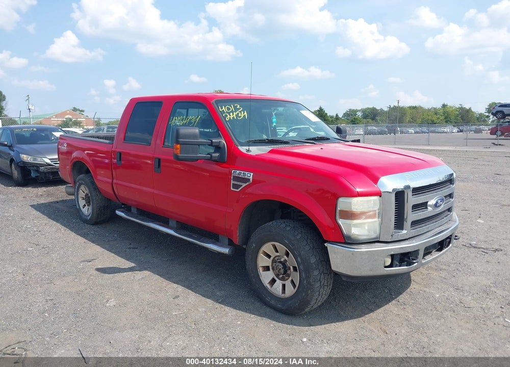 2008 FORD F-250 FX4/HARLEY-DAVIDSON/KING RANCH/LARIAT/XL/XLT VIN: 1FTSW21R68EB90546