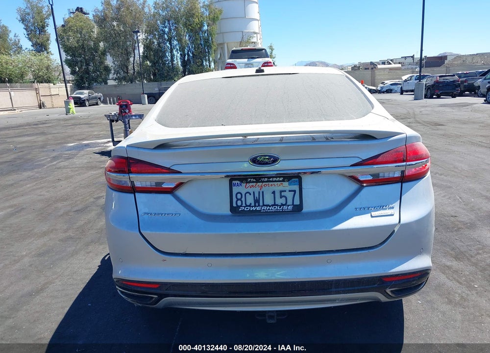 2017 FORD FUSION TITANIUM VIN: 3FA6P0K93HR168119