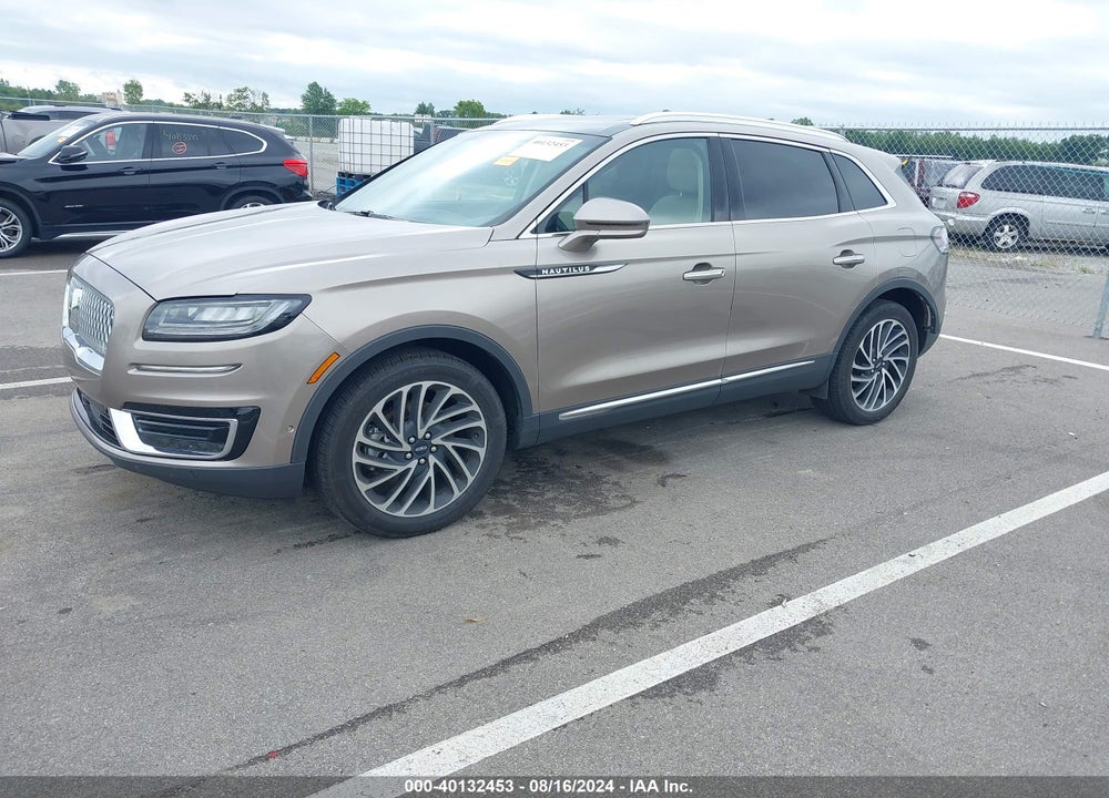 2020 LINCOLN NAUTILUS RESERVE VIN: 2LMPJ8K99LBL24752
