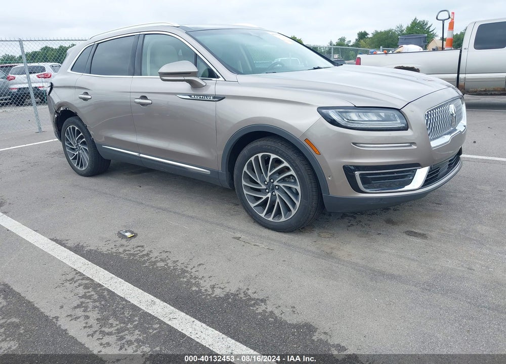 2020 LINCOLN NAUTILUS RESERVE VIN: 2LMPJ8K99LBL24752
