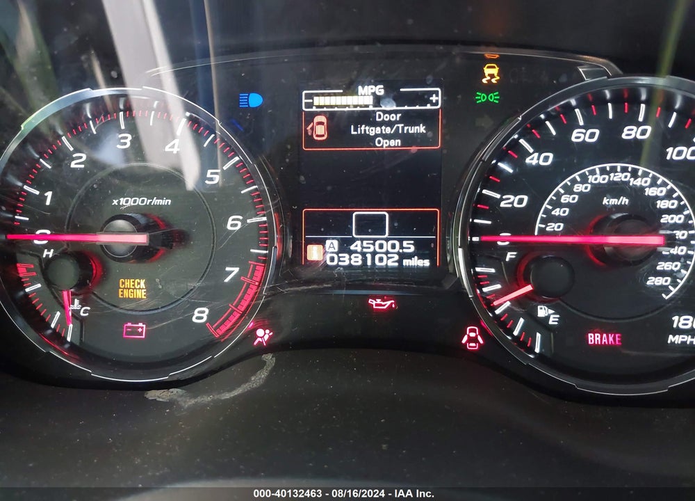 2021 SUBARU WRX PREMIUM VIN: JF1VA1C6XM9822384