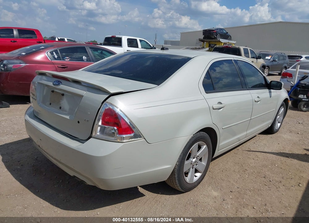 2008 FORD FUSION SE VIN: 3FAHP07Z68R191007