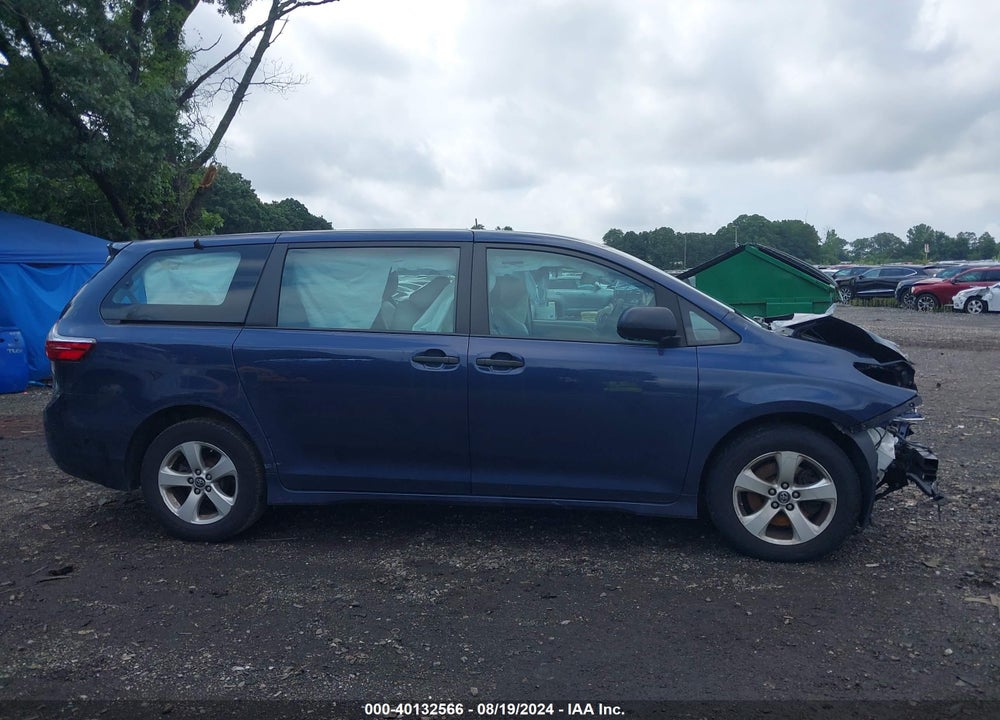 2018 TOYOTA SIENNA L 7 PASSENGER VIN: 5TDZZ3DC5JS927576