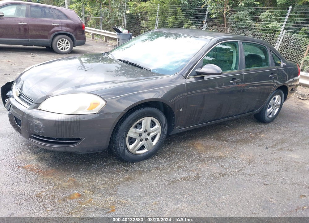 2008 CHEVROLET IMPALA LS VIN: 2G1WB58K681237544