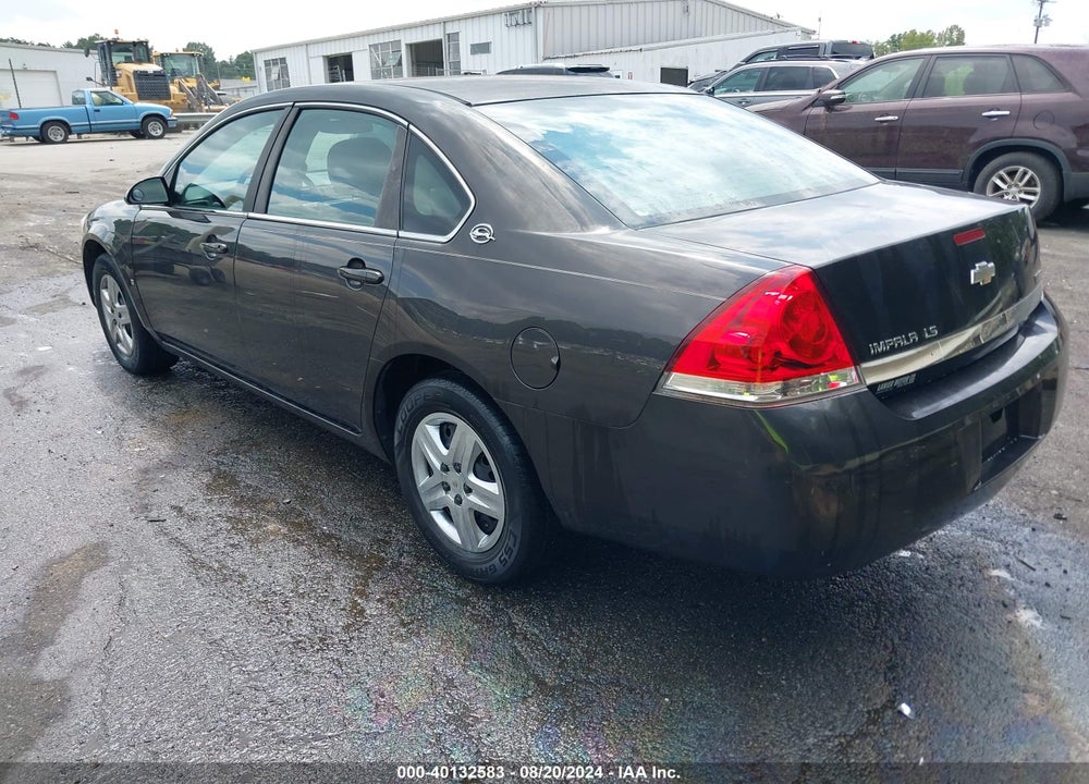 2008 CHEVROLET IMPALA LS VIN: 2G1WB58K681237544