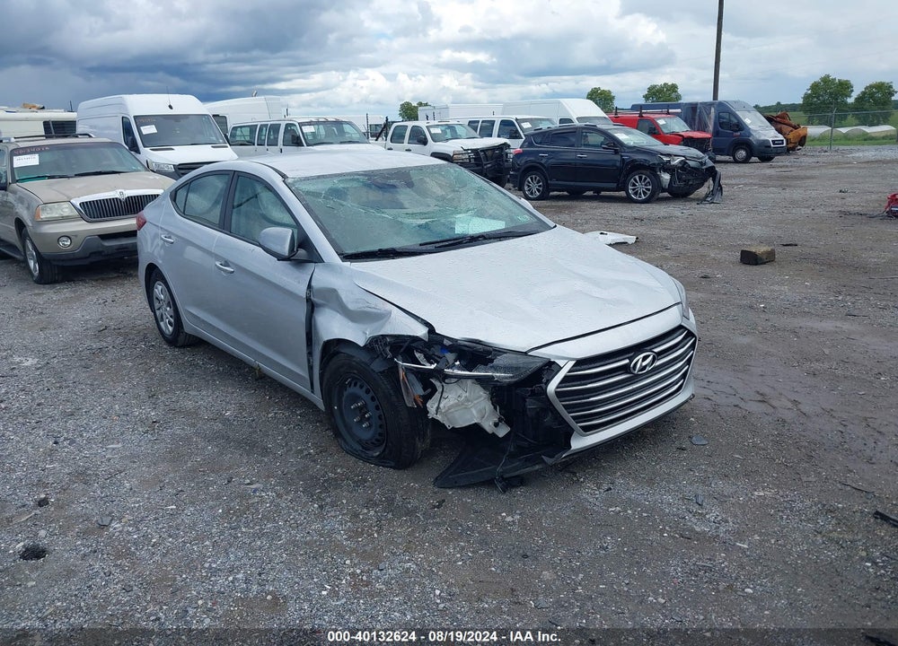 2017 HYUNDAI ELANTRA VIN: KMHD74LF2HU325804