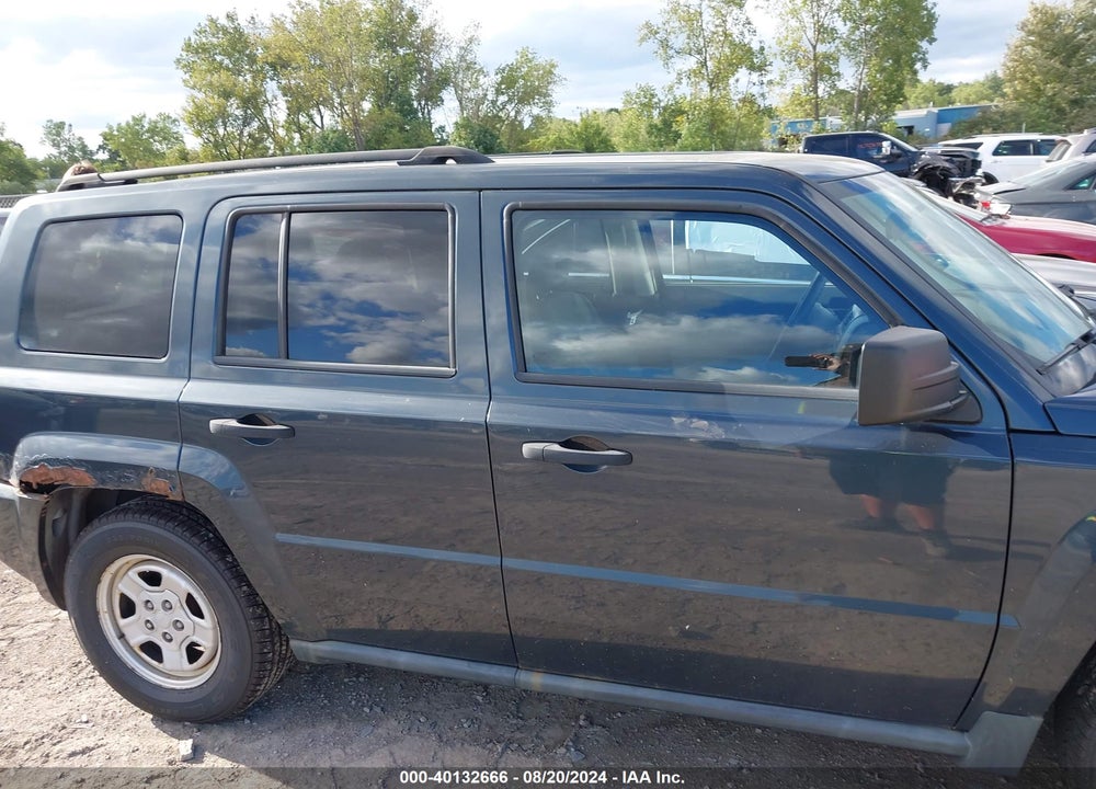 2007 JEEP PATRIOT SPORT VIN: 1J8FF28W57D417753