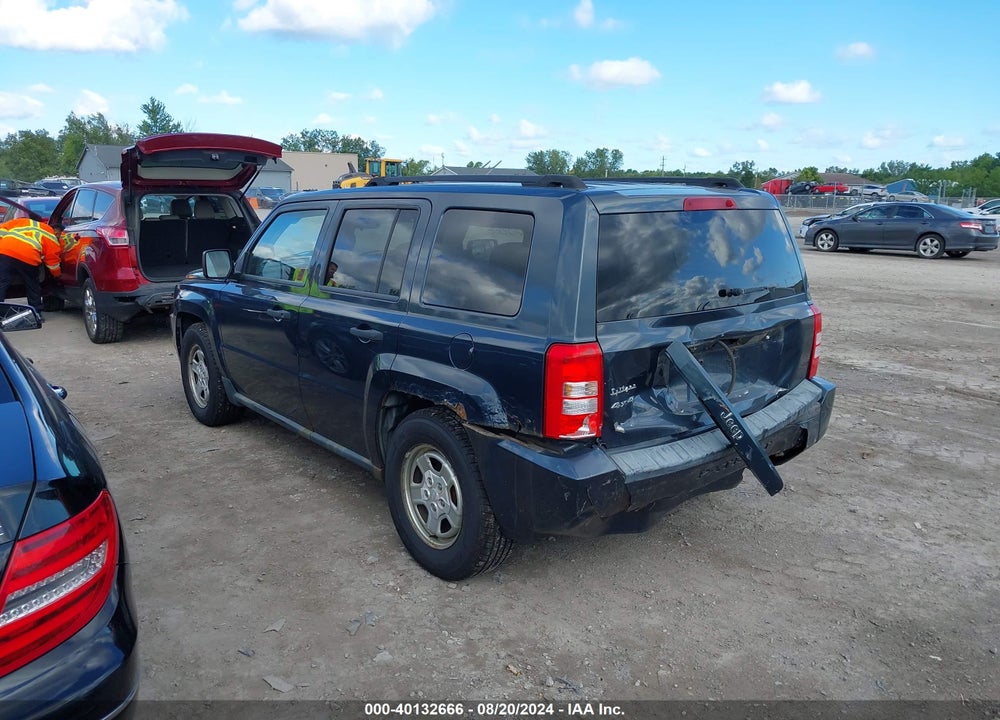 2007 JEEP PATRIOT SPORT VIN: 1J8FF28W57D417753
