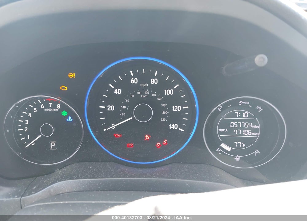 2021 HONDA HR-V 2WD LX VIN: 3CZRU5H36MM731035
