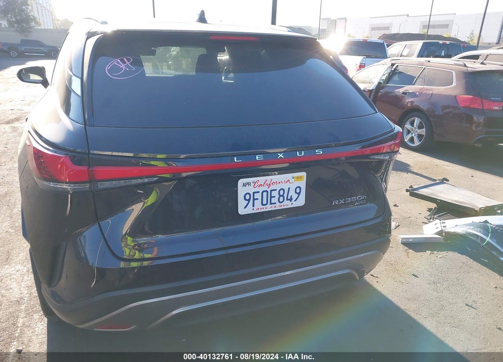 2023 LEXUS RX 350H PREMIUM PLUS VIN: 2T2BBMCA2PC006683
