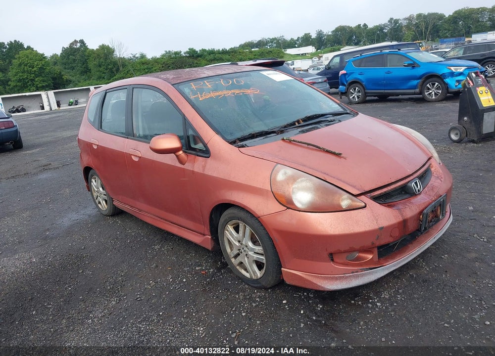 2008 HONDA FIT SPORT VIN: JHMGD38668S001925