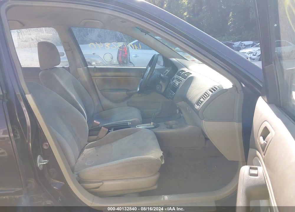 2001 HONDA CIVIC LX VIN: JHMES16561S003806