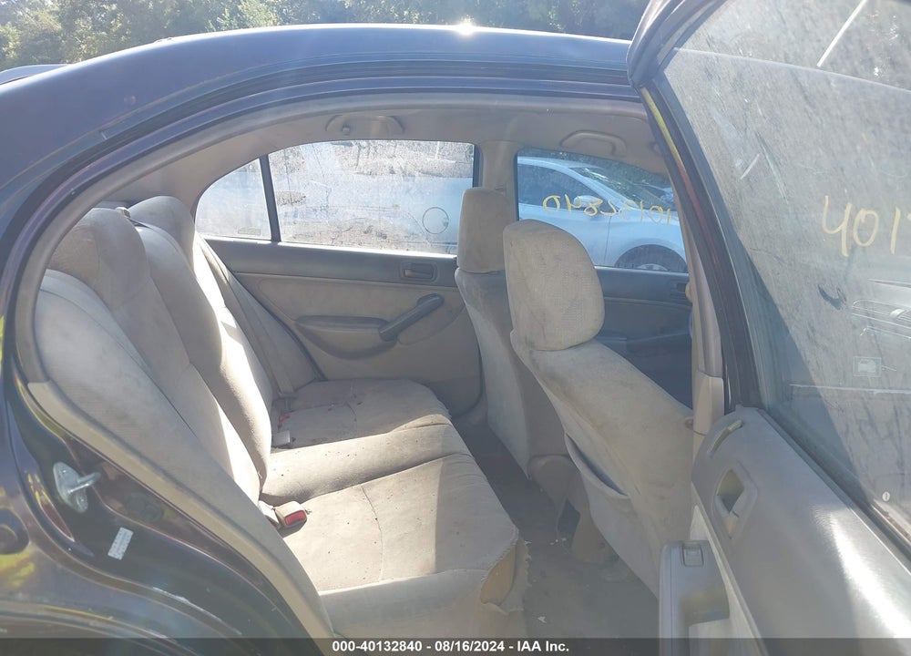 2001 HONDA CIVIC LX VIN: JHMES16561S003806