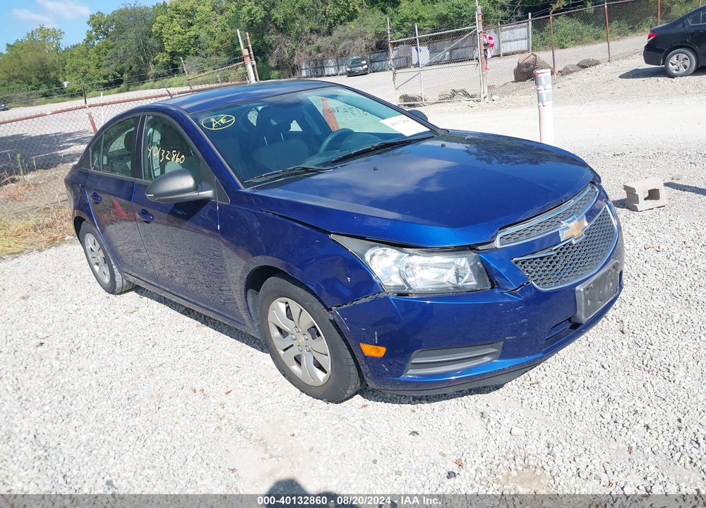 2013 CHEVROLET CRUZE LS MANUAL VIN: 1G1PB5SHXD7186161