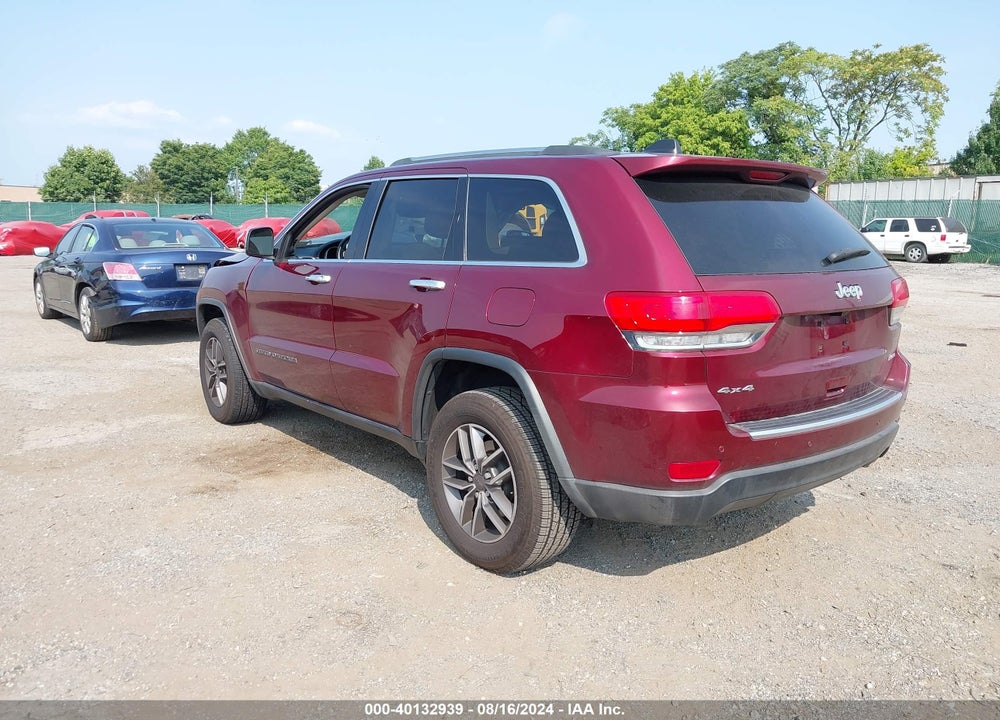 2019 JEEP GRAND CHEROKEE LIMITED 4X4 VIN: 1C4RJFBG8KC814450