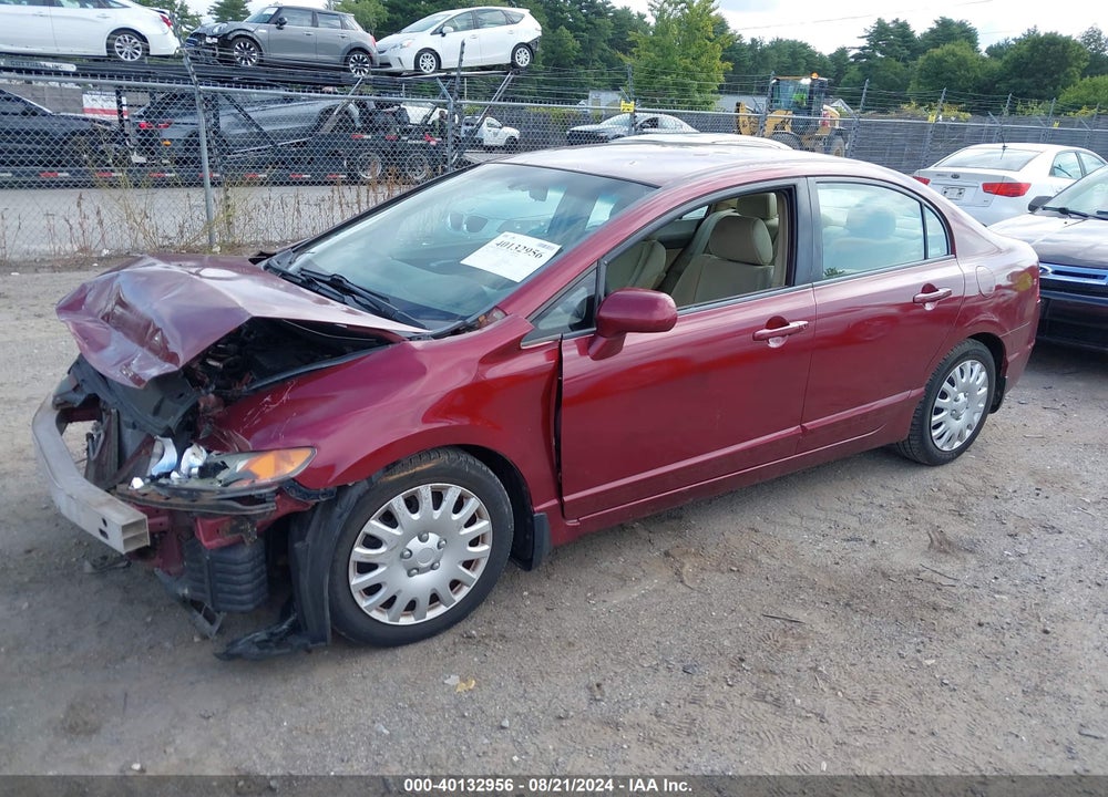 2008 HONDA CIVIC SDN LX VIN: 2HGFA16538H523182