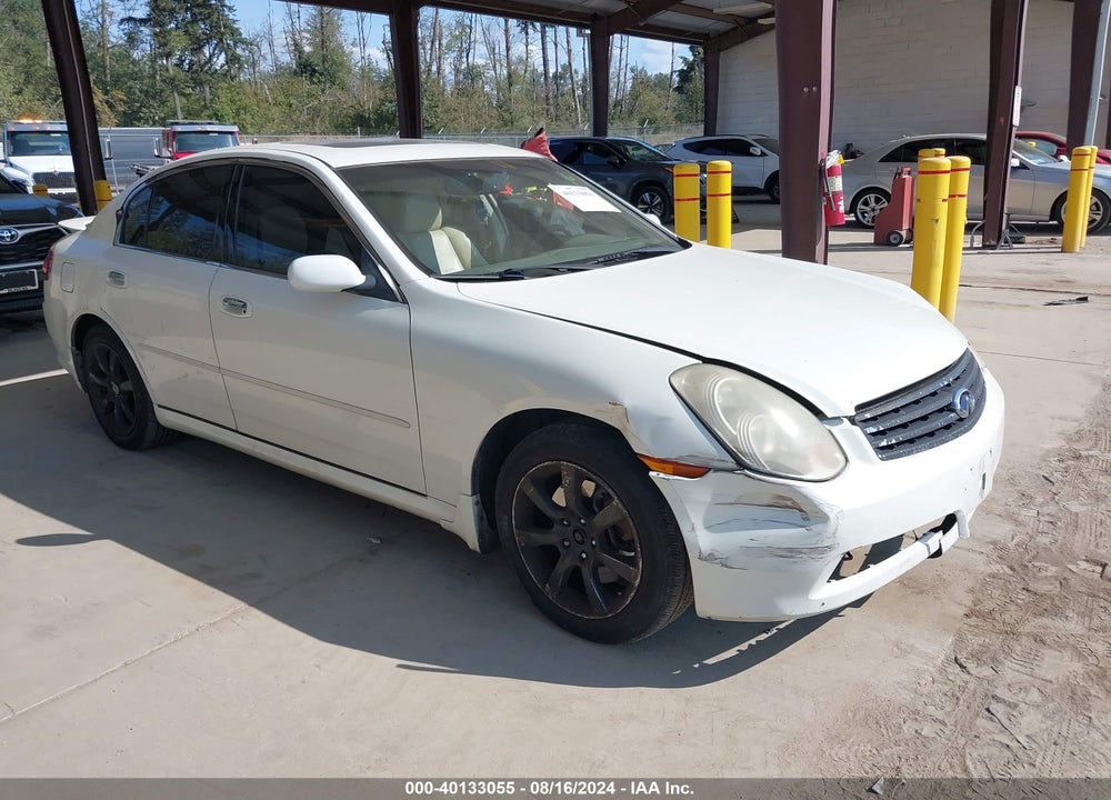 2006 INFINITI G35X VIN: JNKCV51F86M613661