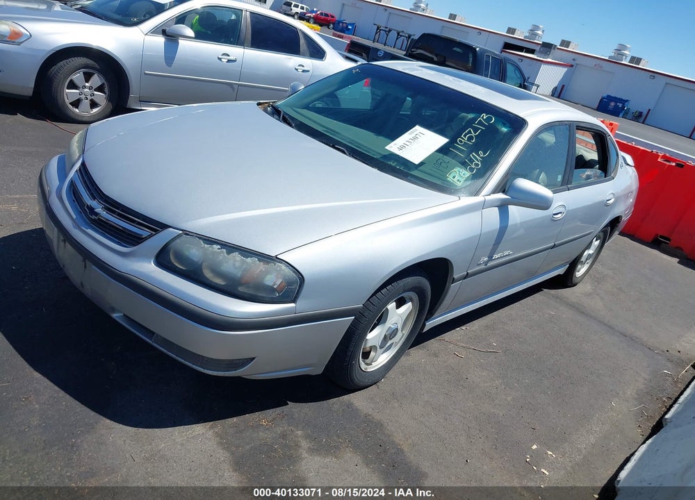 2002 CHEVROLET IMPALA LS VIN: 2G1WH55K629358795