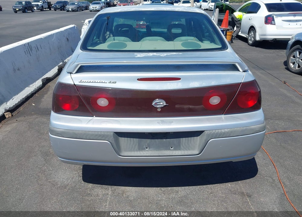 2002 CHEVROLET IMPALA LS VIN: 2G1WH55K629358795