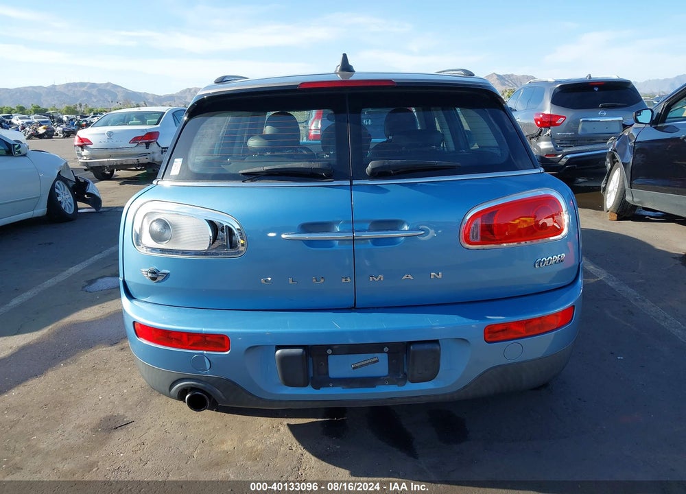 2016 MINI CLUBMAN COOPER VIN: WMWLN5C52G2E30761