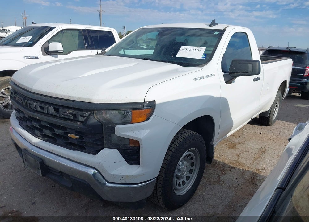 2022 CHEVROLET SILVERADO 1500 2WD REGULAR CAB LONG BED WT VIN: 3GCNAAEK8NG690053