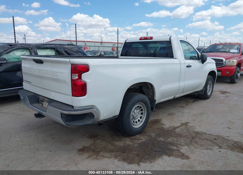 2022 CHEVROLET SILVERADO 1500 2WD REGULAR CAB LONG BED WT VIN: 3GCNAAEK8NG690053