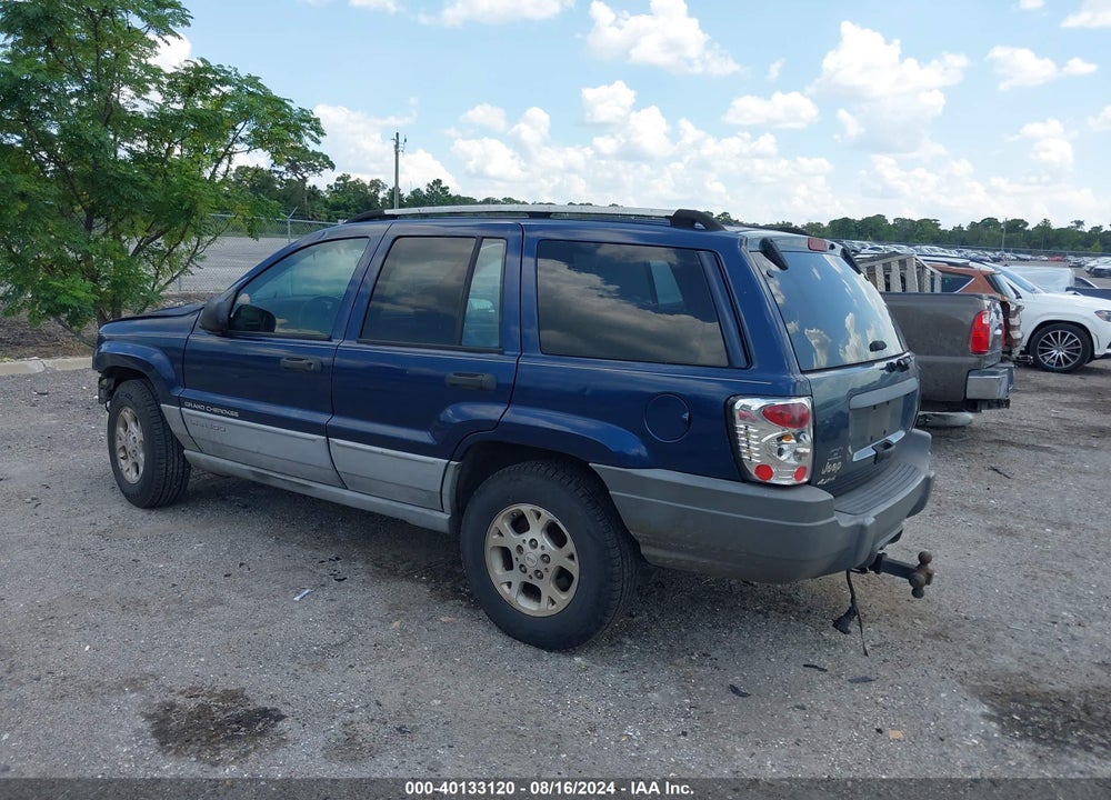 2000 JEEP GRAND CHEROKEE LAREDO VIN: 1J4G248S6YC262017