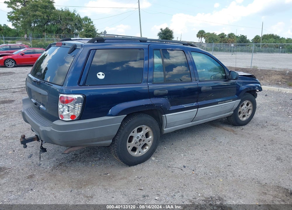 2000 JEEP GRAND CHEROKEE LAREDO VIN: 1J4G248S6YC262017