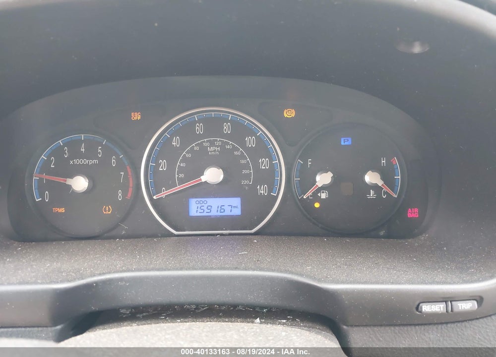 2009 HYUNDAI SANTA FE GLS VIN: 5NMSG13D79H332992