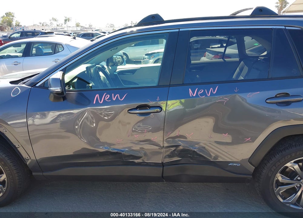 2022 TOYOTA RAV4 HYBRID XLE PREMIUM VIN: JTMB6RFV6ND078717