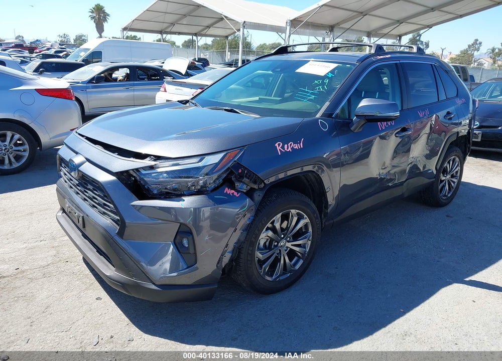 2022 TOYOTA RAV4 HYBRID XLE PREMIUM VIN: JTMB6RFV6ND078717