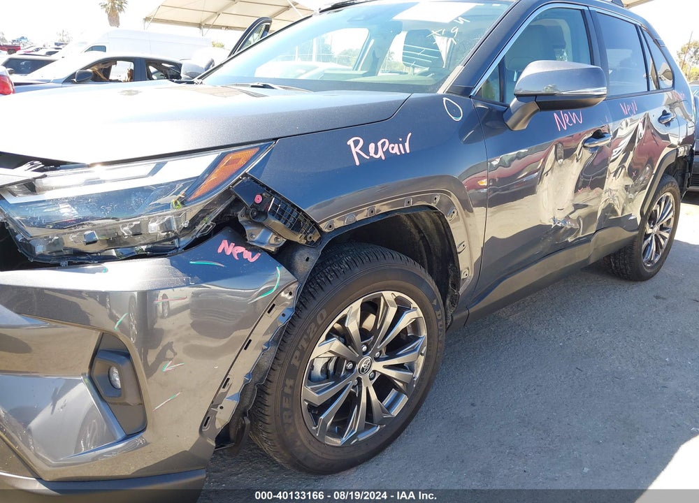 2022 TOYOTA RAV4 HYBRID XLE PREMIUM VIN: JTMB6RFV6ND078717