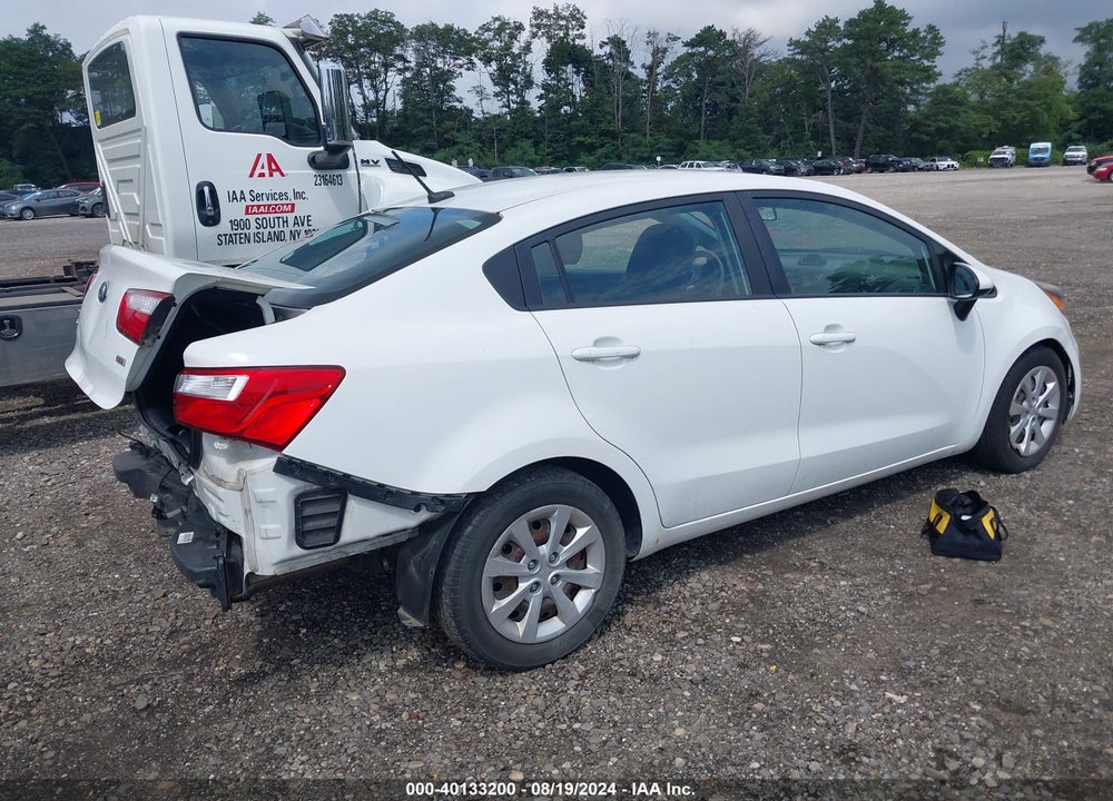 2016 KIA RIO LX VIN: KNADM4A30G6689497