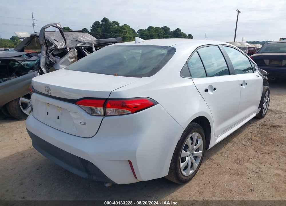 2024 TOYOTA COROLLA LE VIN: 5YFB4MDE2RP138765