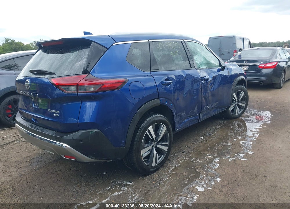 2021 NISSAN ROGUE PLATINUM INTELLIGENT AWD VIN: JN8AT3DD2MW317635