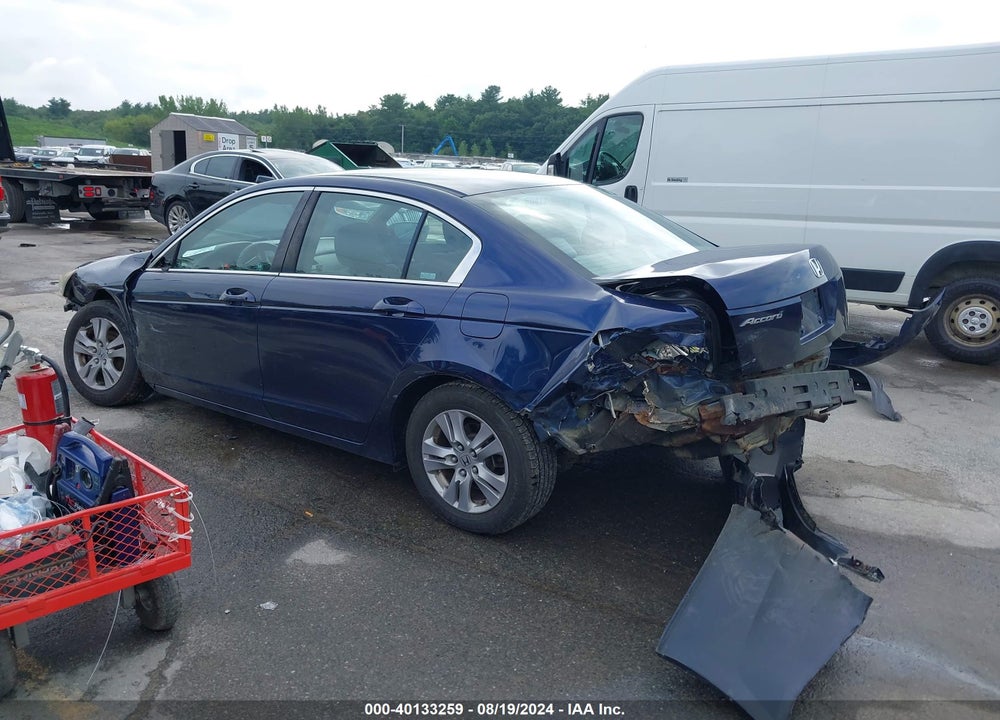 2009 HONDA ACCORD 2.4 LX VIN: 1HGCP263X9A130205