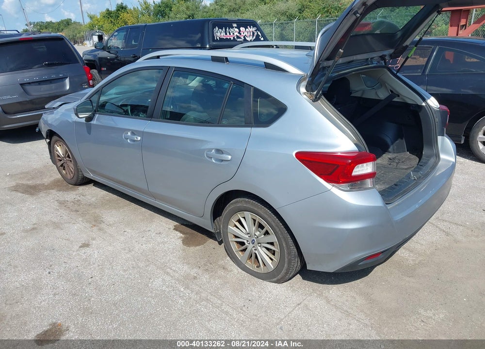 2018 SUBARU IMPREZA VIN: 4S3GTAB63J3716517