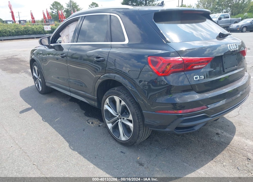 2021 AUDI Q3 PREMIUM PLUS 45 TFSI S LINE QUATTRO TIPTRONIC VIN: WA1EECF38M1062380