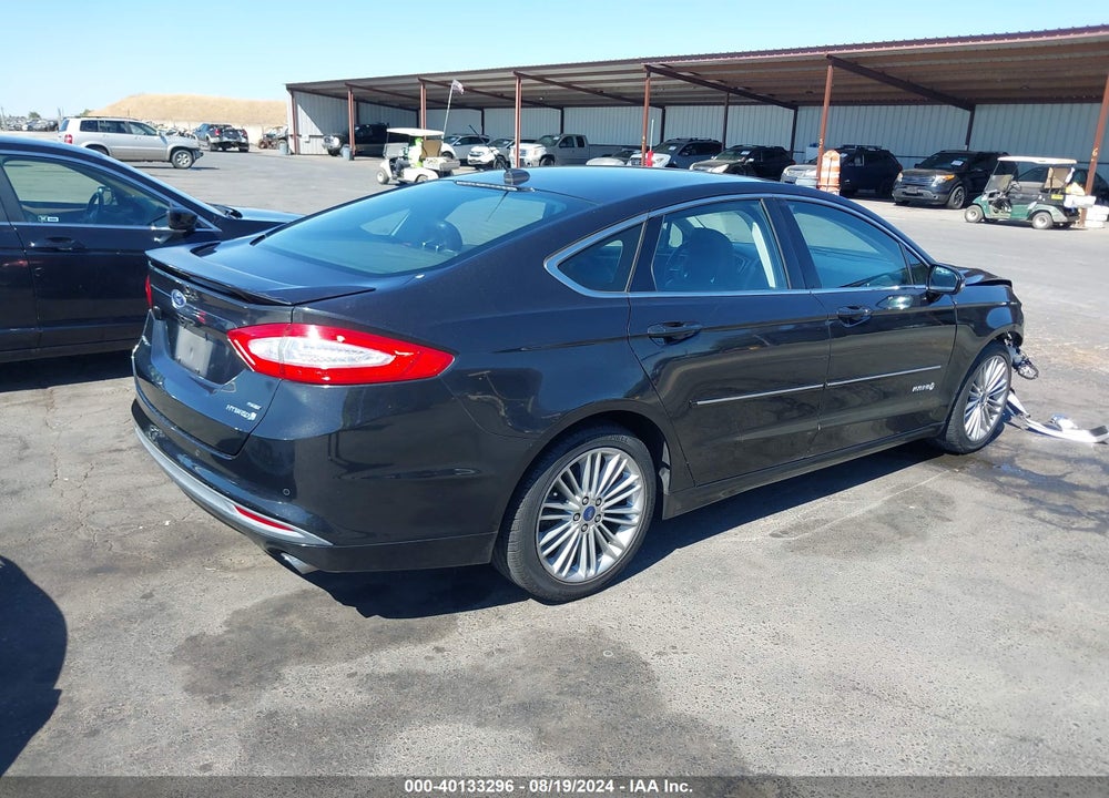 2013 FORD FUSION HYBRID SE VIN: 3FA6P0LUXDR371442