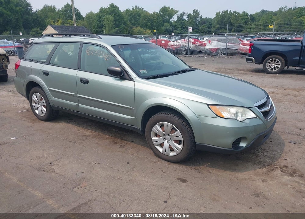 2009 SUBARU OUTBACK 2.5I VIN: 4S4BP60C497312310