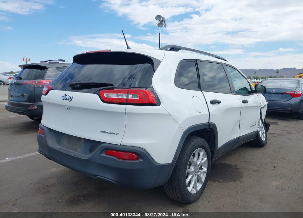 2017 JEEP CHEROKEE SPORT FWD VIN: 1C4PJLAB1HW663437