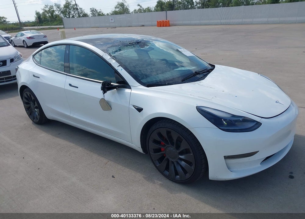 2021 TESLA MODEL 3 PERFORMANCE DUAL MOTOR ALL-WHEEL DRIVE VIN: 5YJ3E1ECXMF005740