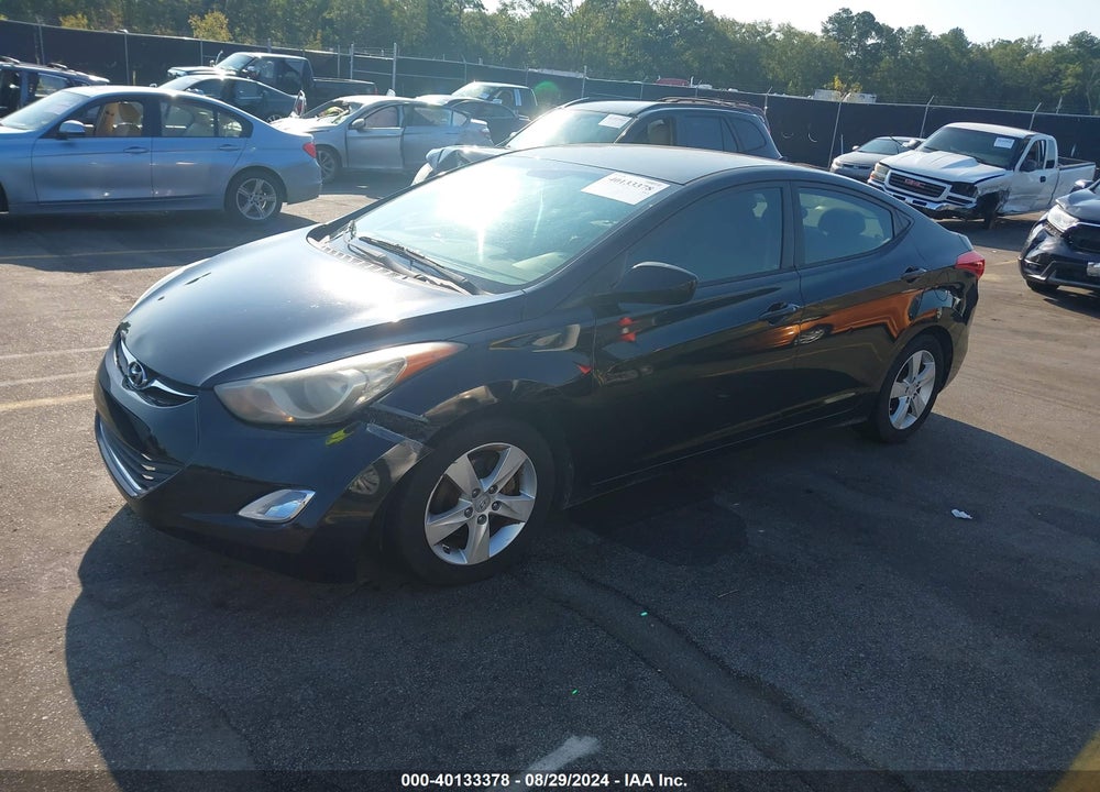 2012 HYUNDAI ELANTRA GLS VIN: 5NPDH4AE6CH126334
