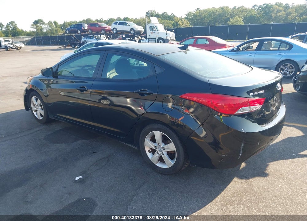 2012 HYUNDAI ELANTRA GLS VIN: 5NPDH4AE6CH126334