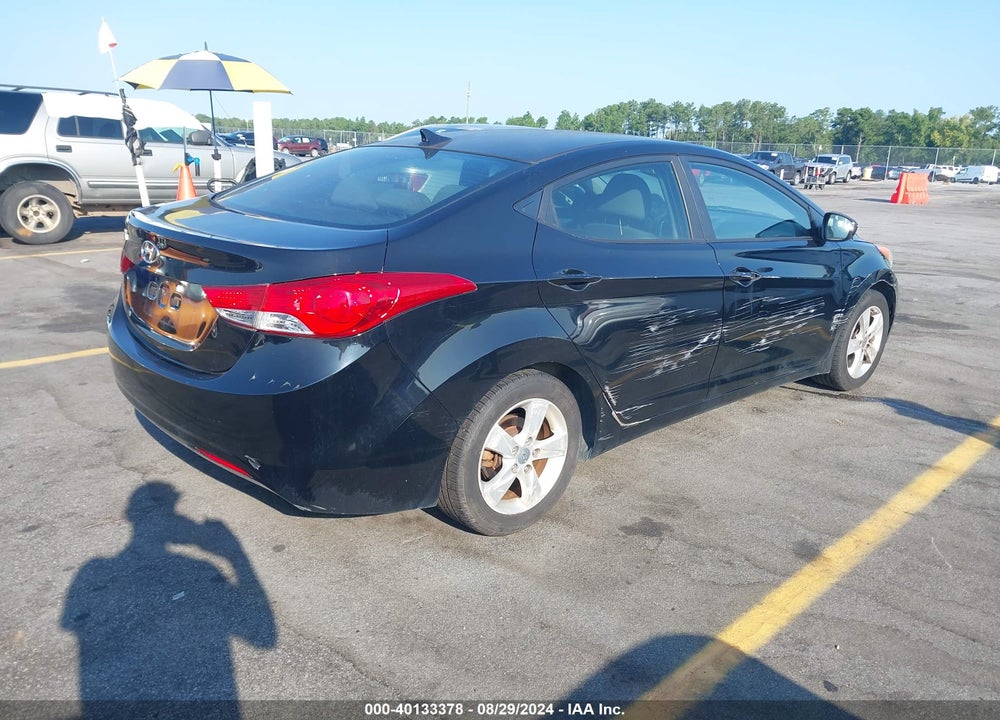 2012 HYUNDAI ELANTRA GLS VIN: 5NPDH4AE6CH126334